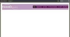 Desktop Screenshot of palisadessd.org